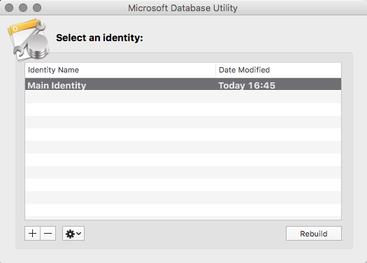 The Microsoft Database Utility